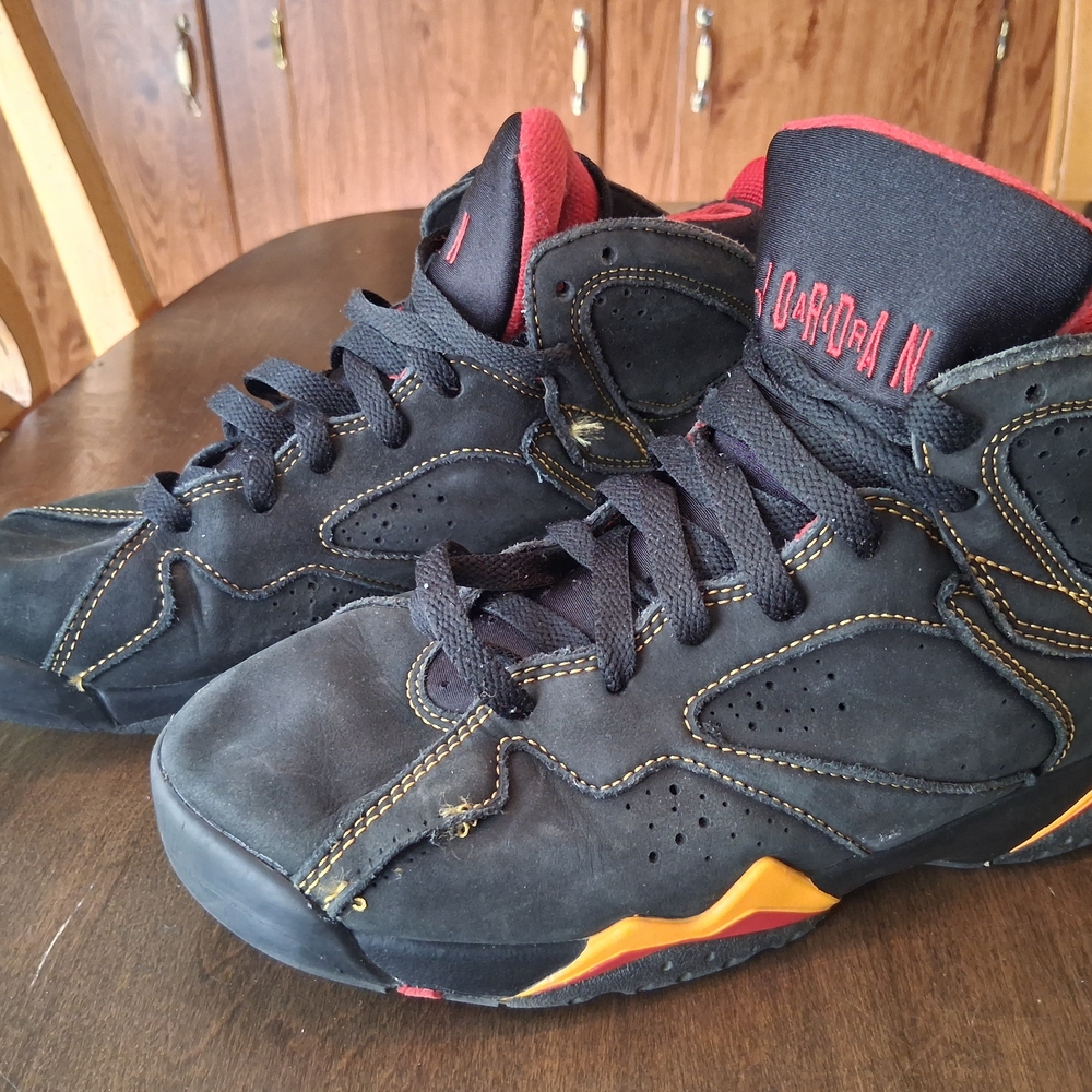 Air Jordan Black & Red Basketball Sneakers